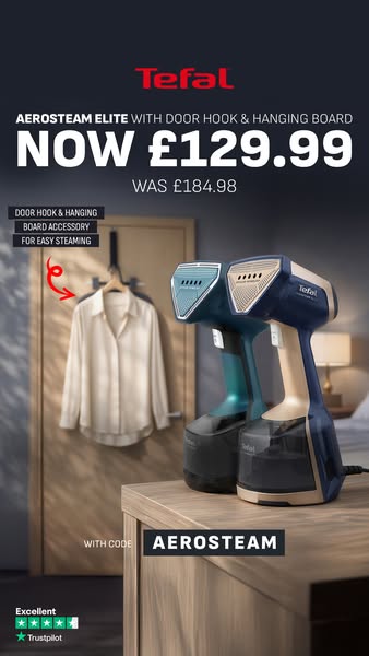 BRAND NEW AeroSteam Elite + Hanging Board!