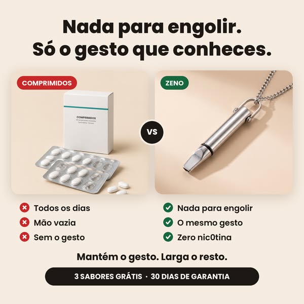 Nada para engolir. Só o gesto.