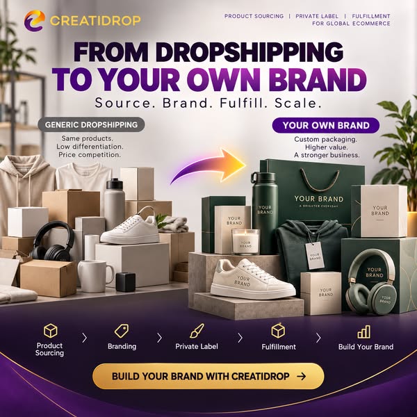 Build Your Own Brand with CreatiDrop