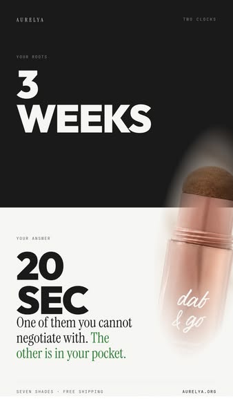 One Clock You Control — Instant Root Touch-Up