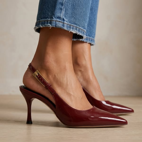 Celeste Pointed Slingback Heels