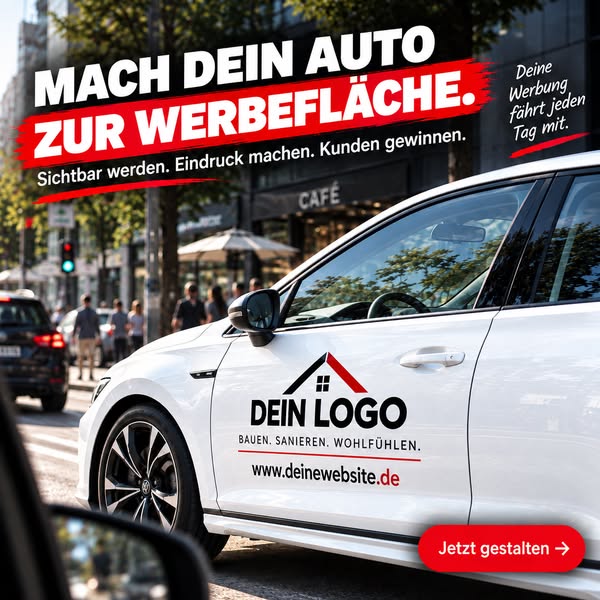 Autowerbung - heute mit 50% Rabatt