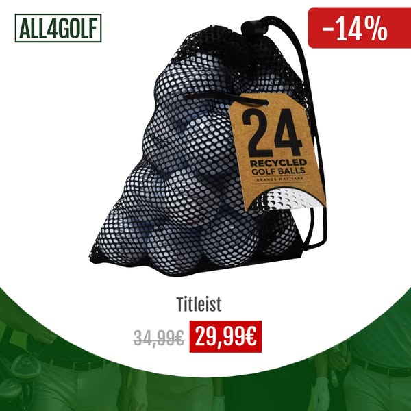 Titleist Lakeballs - 24 kpl:n pakkaus