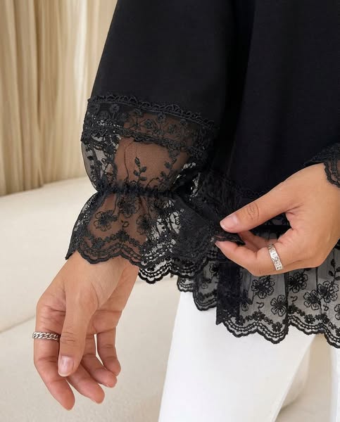 La dentelle là où on ne l'attend pas