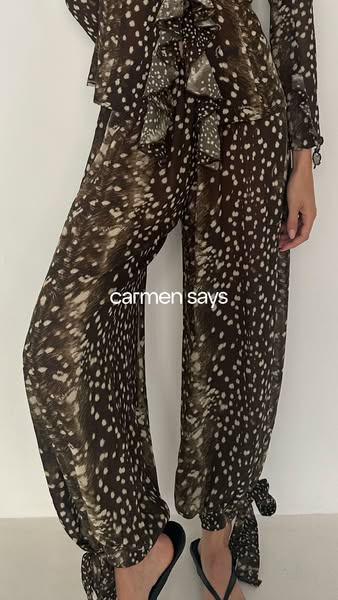 BAMBI NOIR BALLOON PANTS