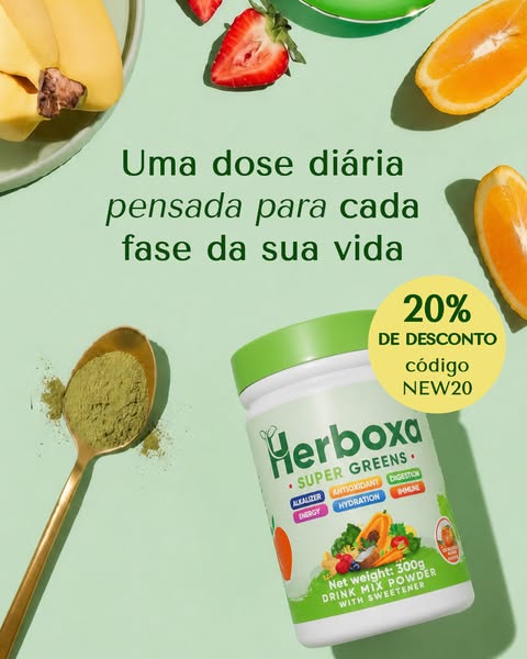 Recebe 20% OFF com o código NEW20.