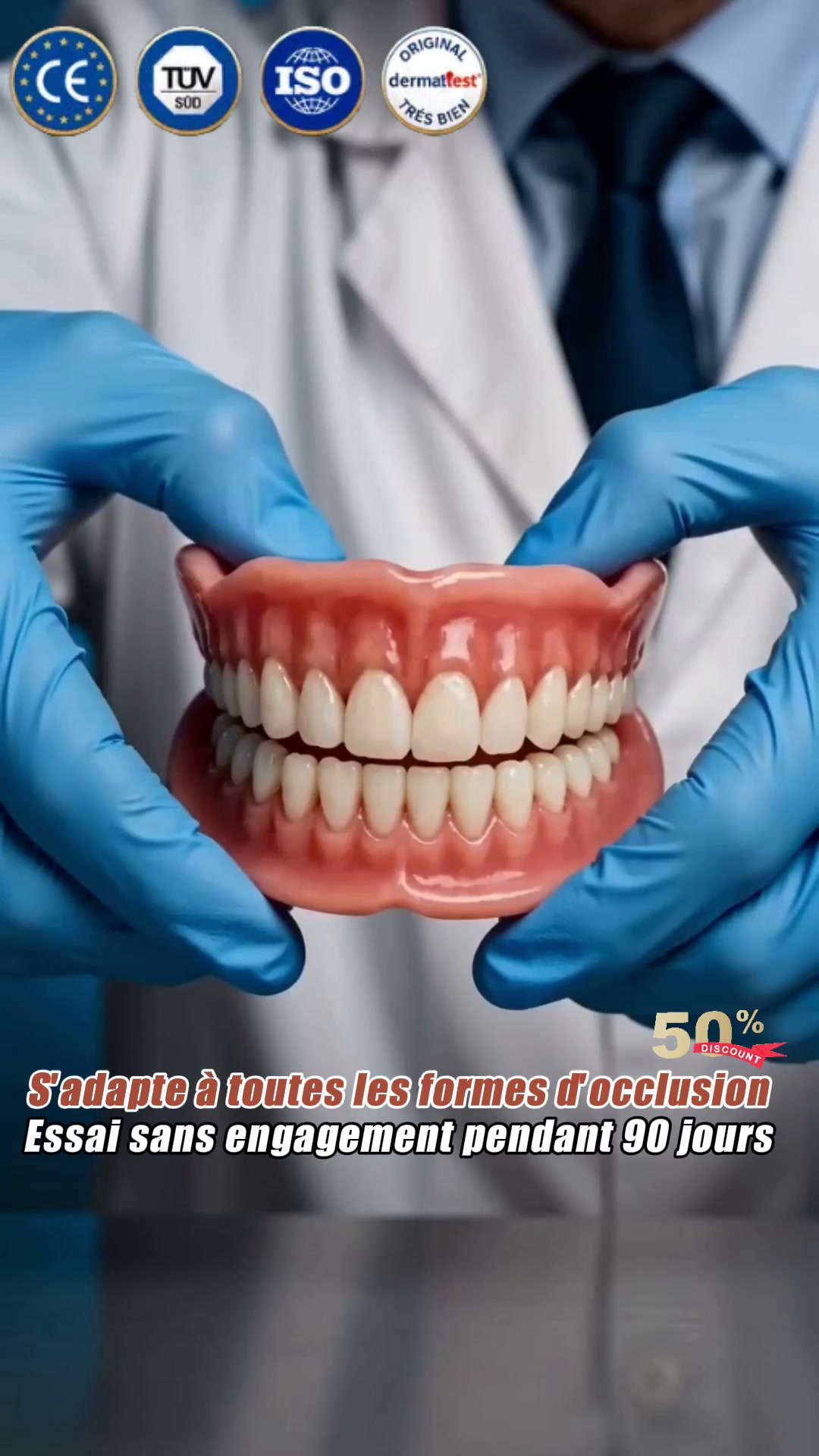 Recommandée par les dentistes. Confort absolu sans douleur