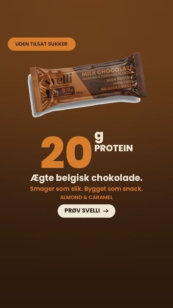 Ægte belgisk chokolade. 20g protein.