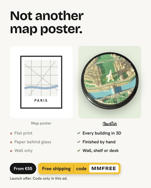 Any address, in 3D. From €55