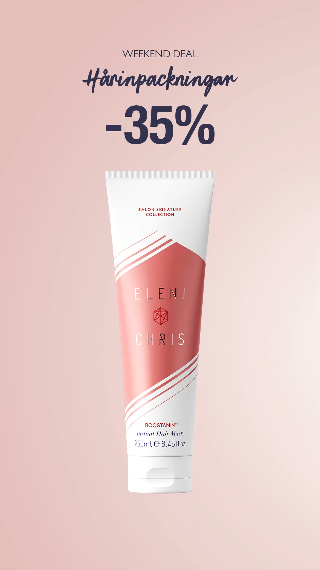 35 % rabatt på alla hårinpackningar