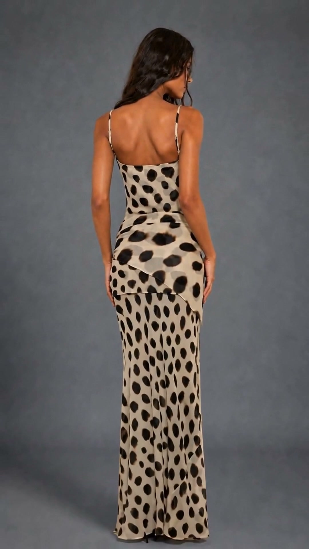 Polka Dot Maxi Dress