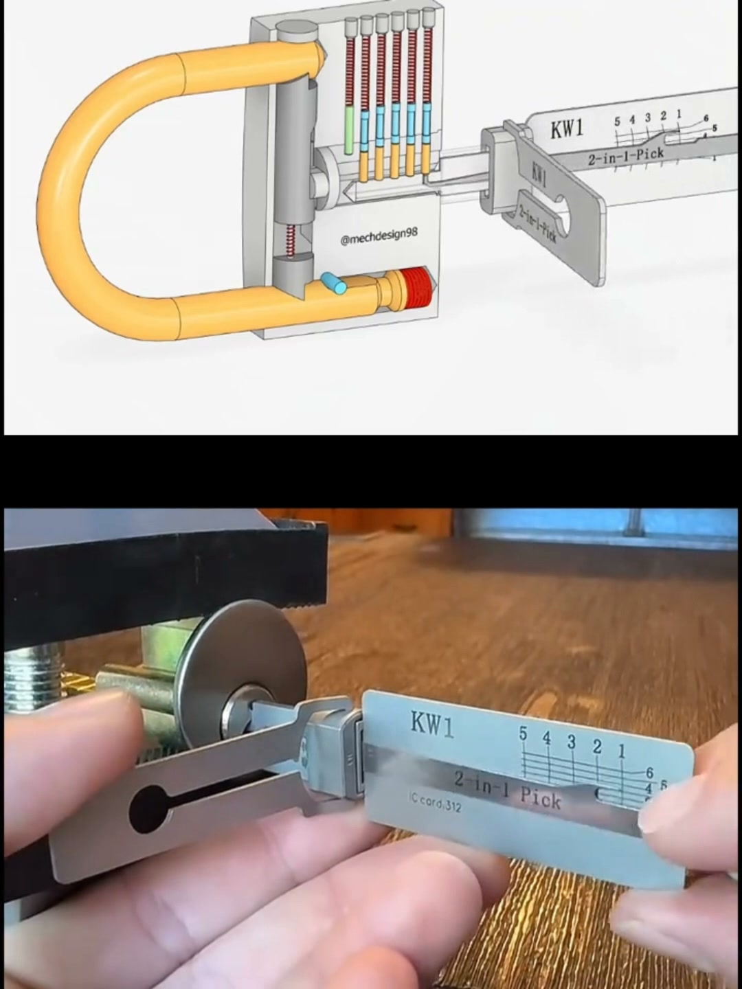Stainless Steel Master Key Decoder