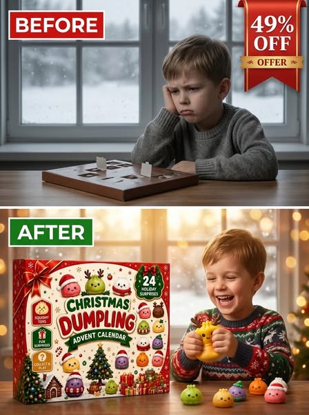 Christmas Dumpling Squishy Advent Calendar