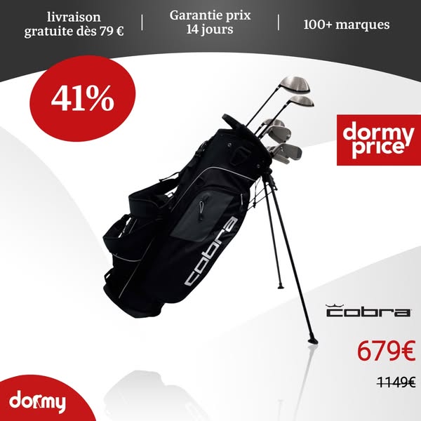 Cobra XL Speed Black Gold - Acier/graphite