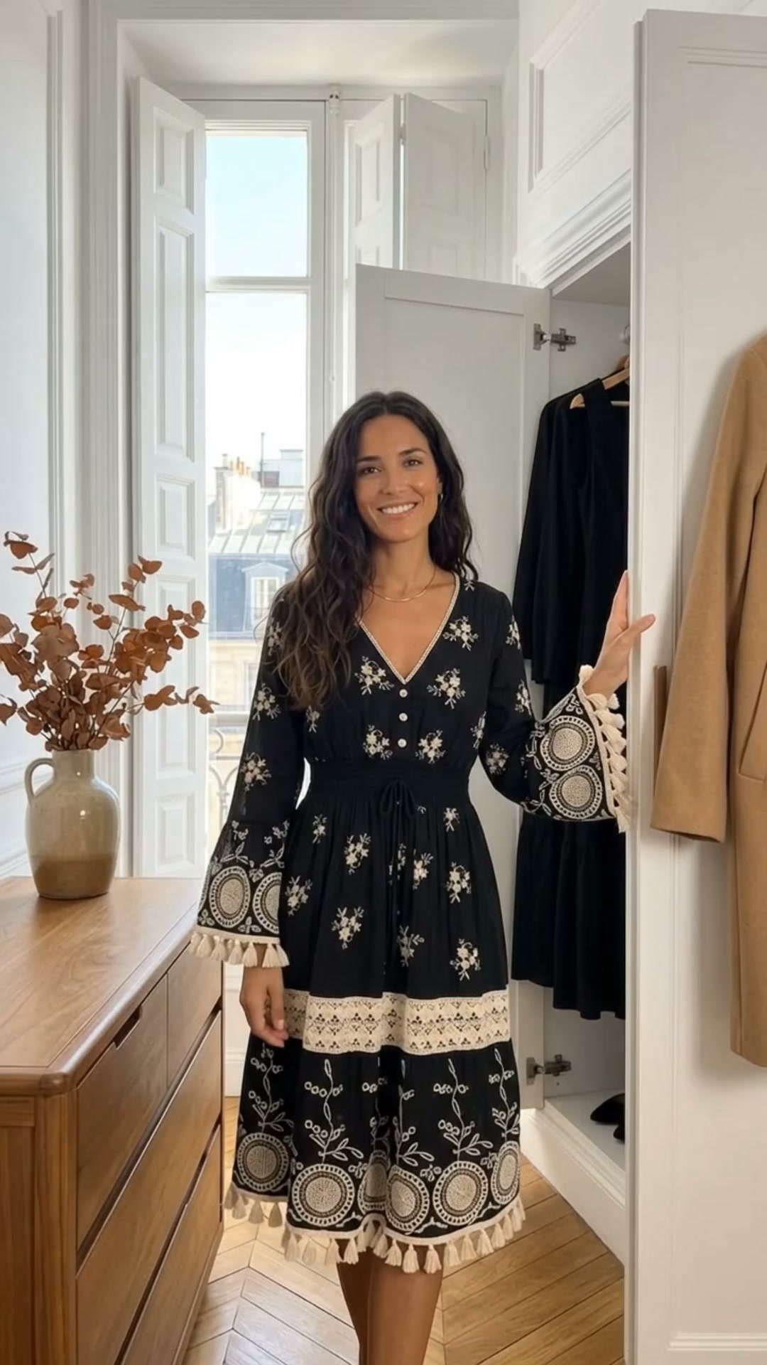 Por qué este vestido estiliza tanto