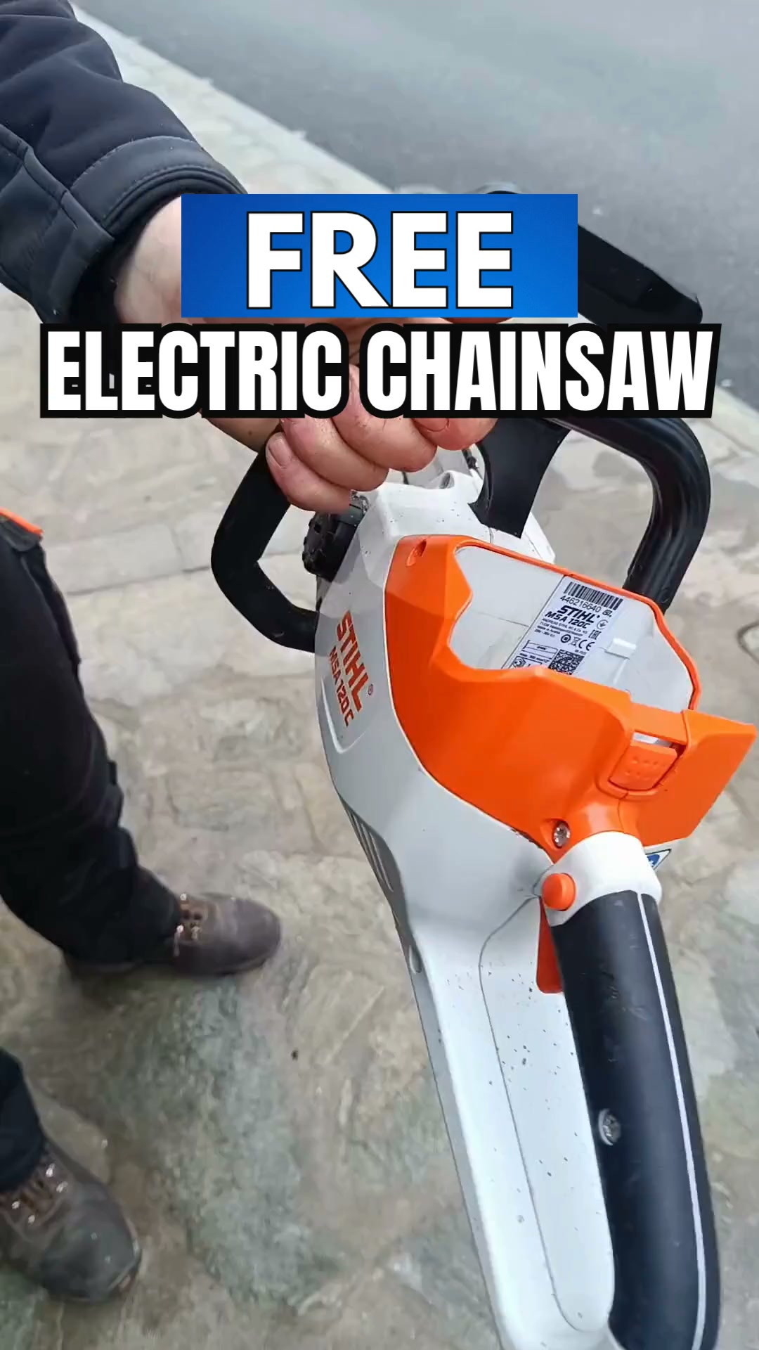 FREE ELECTRIC CHAINSAW