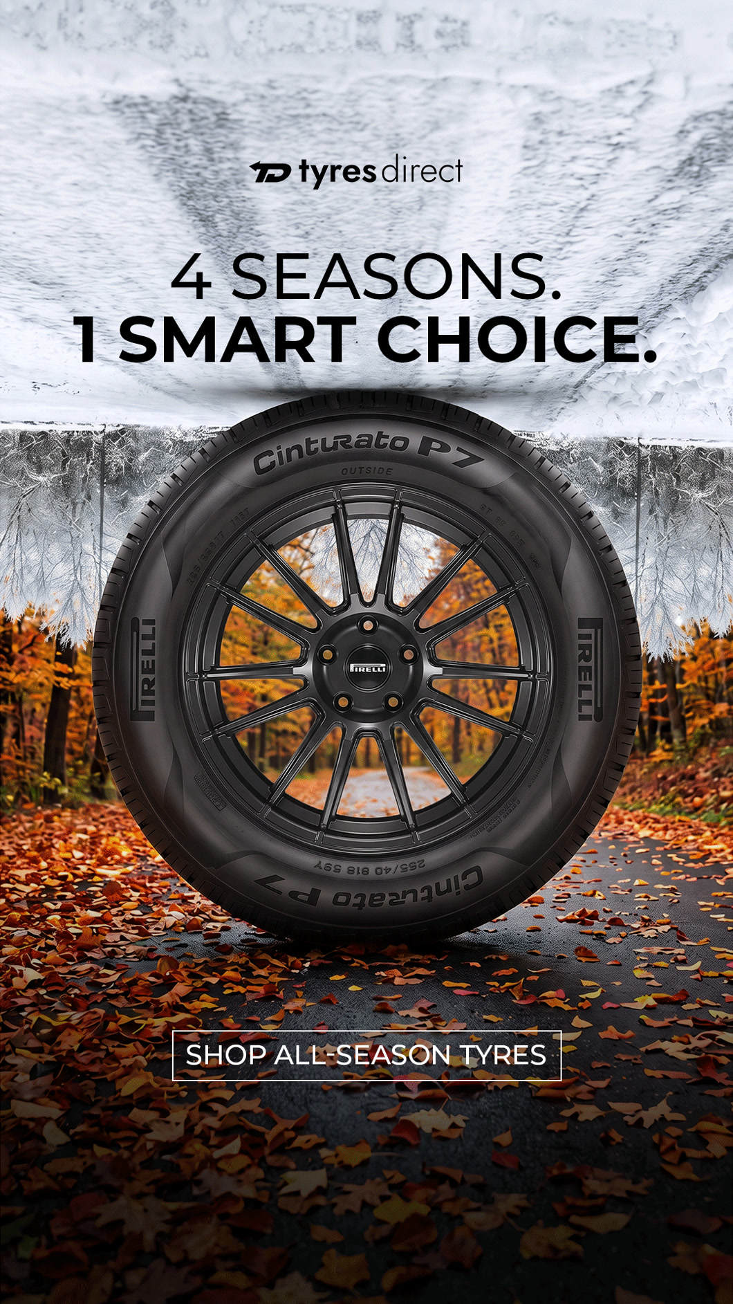 All-Season Tyres From £21.37 - Free Delivery