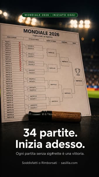 Il rituale del Mondiale. Finalmente pulito.