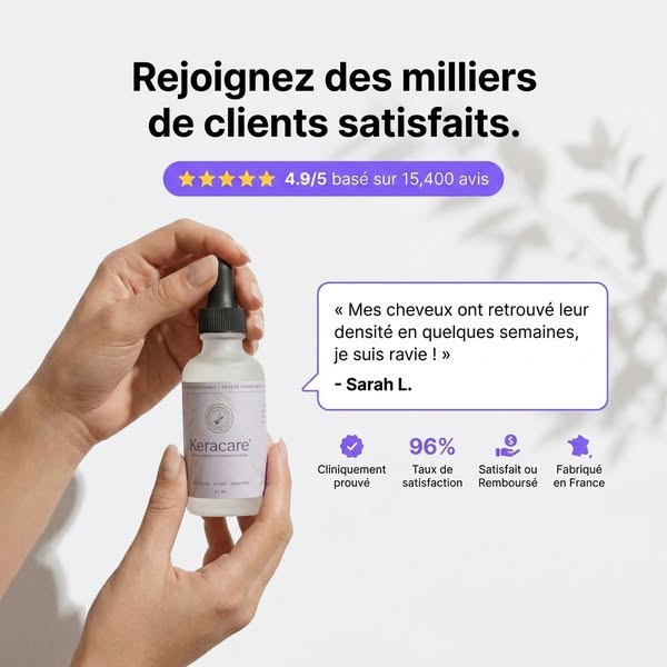 Le secret de cheveux plus denses.