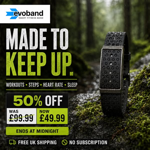 Evoband Health and Fitness Tracker
