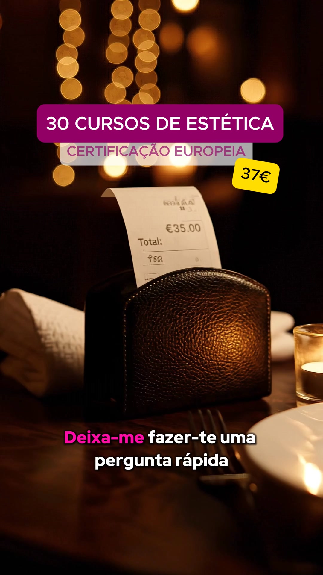 30 Cursos Certificados. 37€. Sem Truque.