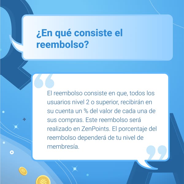 ¿En qué consiste el reembolso?