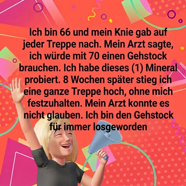 Bestes Mineral zur "Linderung" von Arthrose-Knieschmerzen?