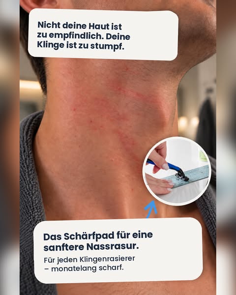 Klingenschärfer für jeden Rasierer