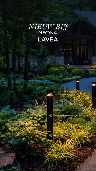 Nieuw: tuinpaal LAVEA
