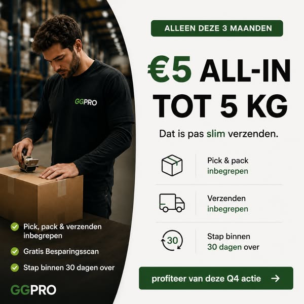 Plan gratis fulfillment bespaar scan