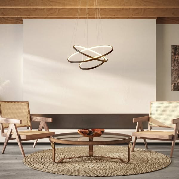 Neona OUREA LED Pendelleuchte in Schwarz