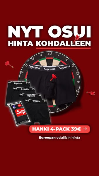 Supreme Hanes Boxers 4-pack – vain 39€