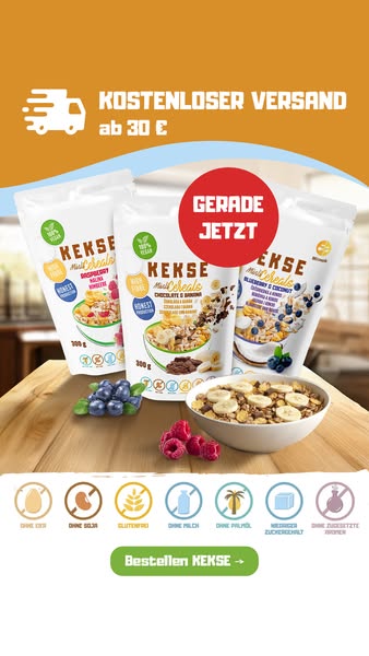 Kostenloser Versand ab 30 € – nur jetzt.