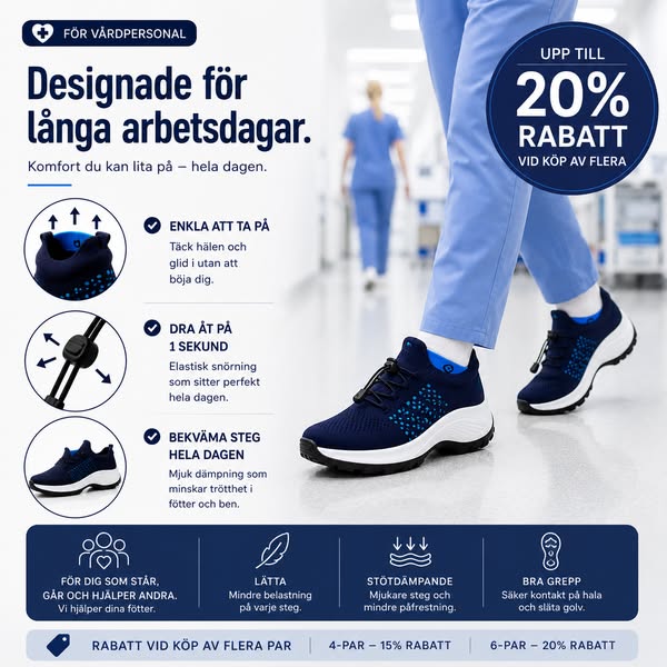 ErgoShoe - stötdämpande skor för promenader och arbete