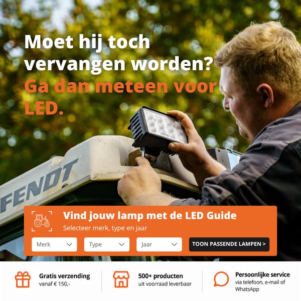 Kapot? Vervang hem door LED