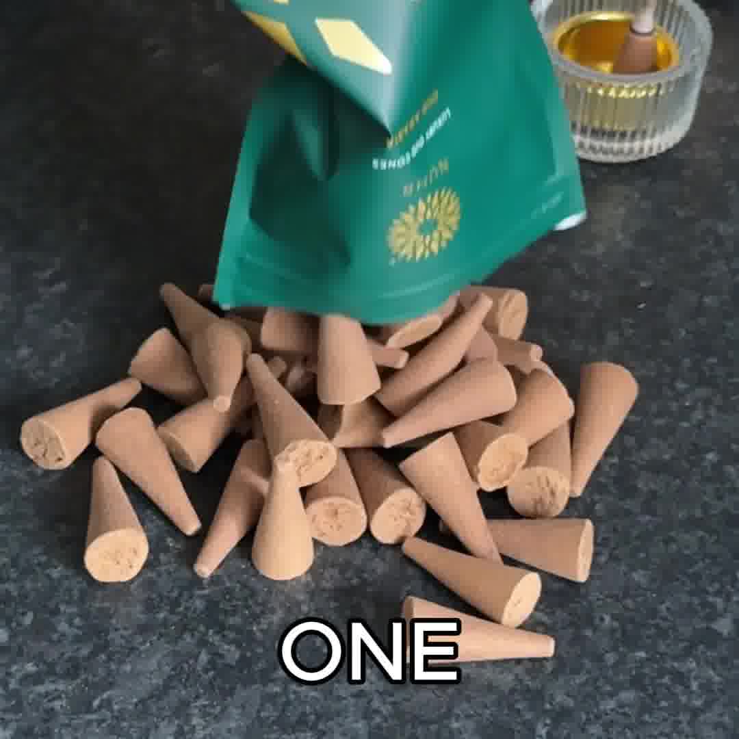 Premium Incense Cones Inside