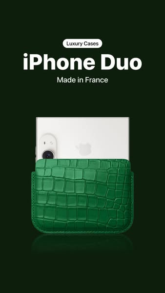 NEW IN: Luxury Leather iPhone 18 Cases