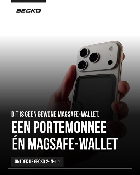 De Gecko MagSafe Portemonnee