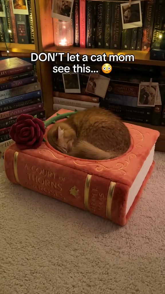 Book Inspired Cat Beds