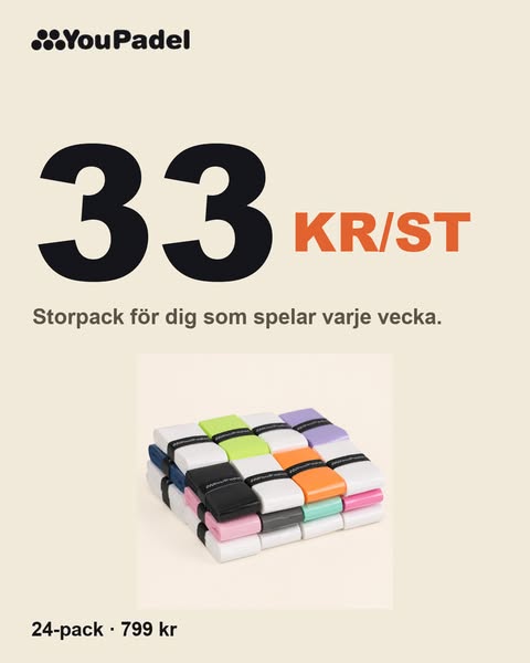 24-pack - 33 kr/st