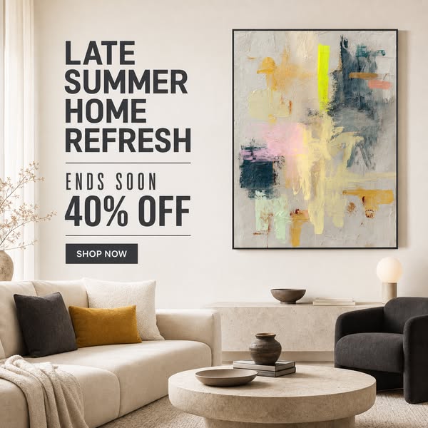 40% OFF + Try Art on Your Wall with VR