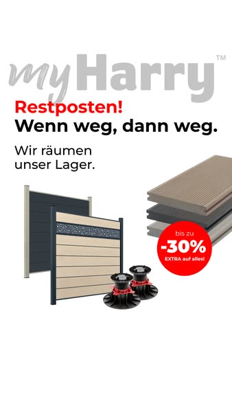 Lagerabverkauf: bis zu 30 % Rabatt
