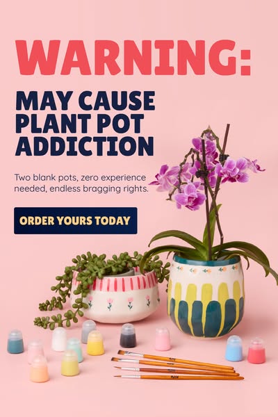Shop the new Paint-a-Plant Pot Kit now.