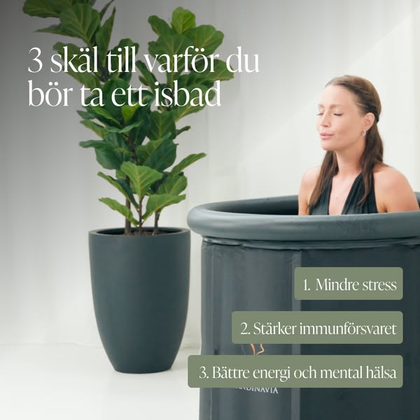 3⃣ skäl till varför du bör ha ett isbad hemma