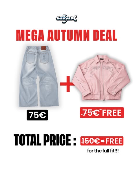 BAGGY FIT JEANS [BLUE]