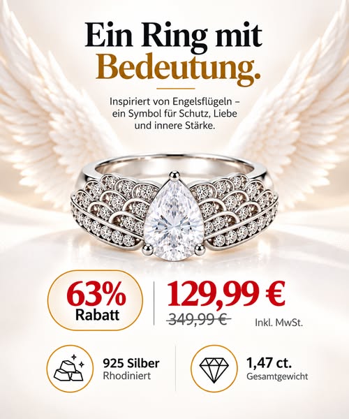 Ein Ring mit Bedeutung. 63 % Rabatt.