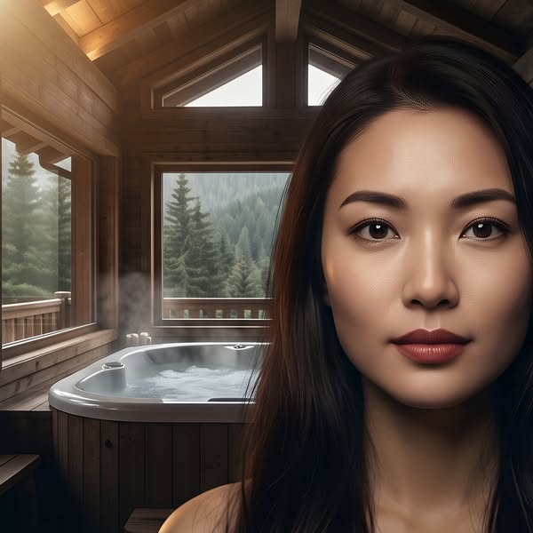 Chalet pour 2 avec jacuzzi dans les Vosges