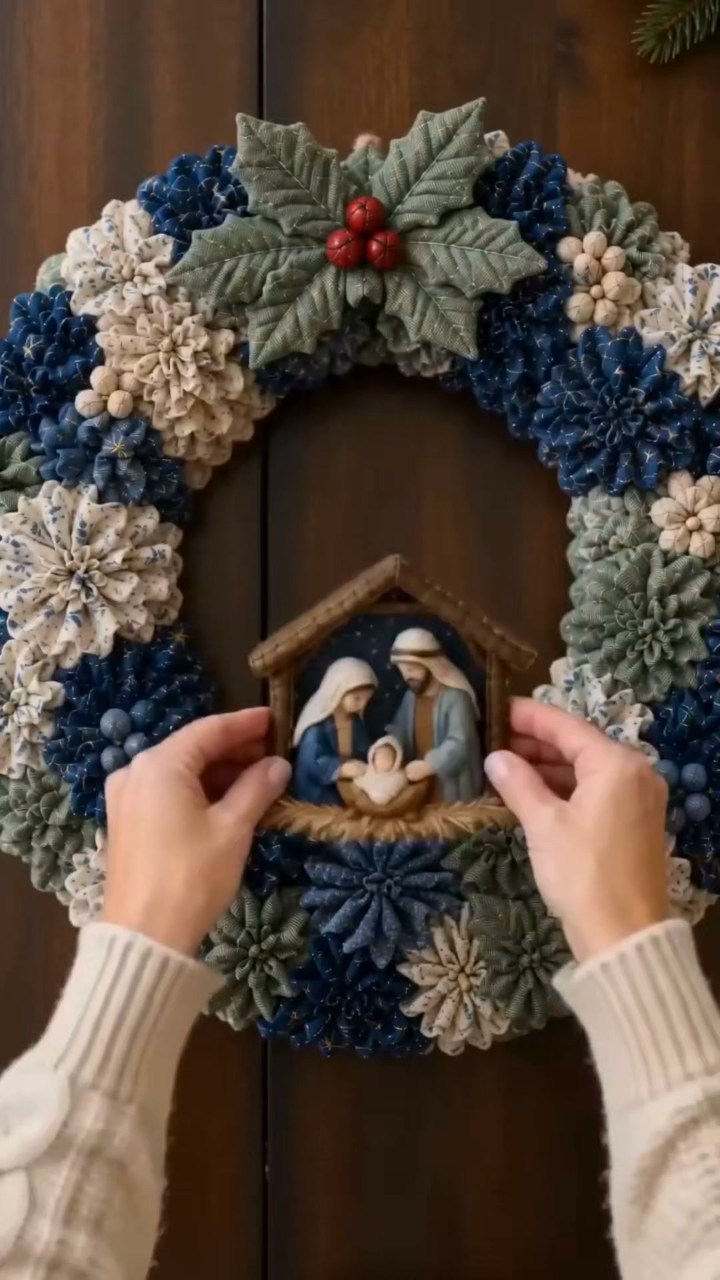3D Fabric Poke Wreath DIY Kit