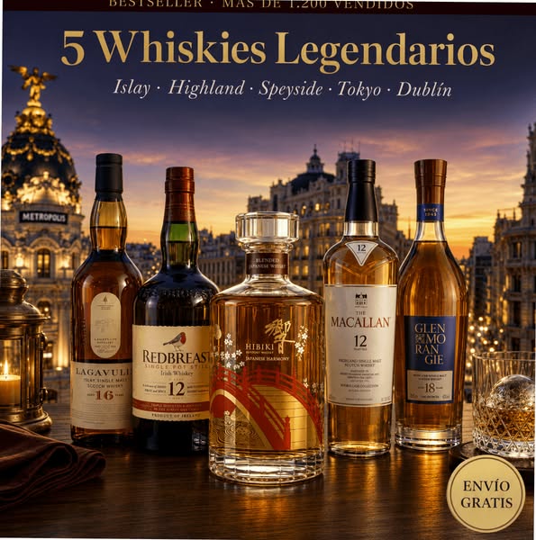 5 Whiskies Legendarios · €79