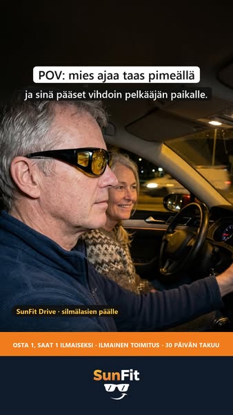 Lasit pimeällä ajamiseen